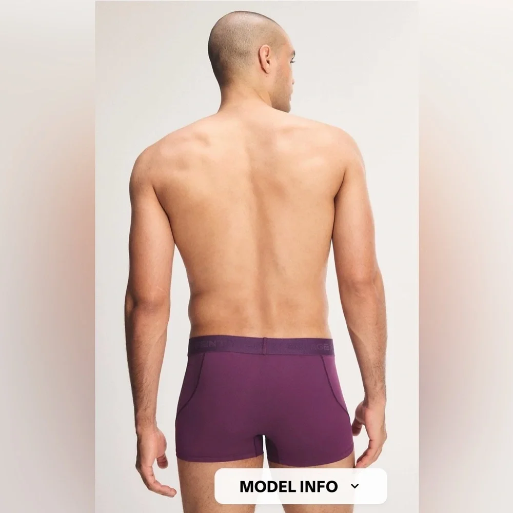 Savage X Fenty Shadow Fit Trunks in Midnight Purple